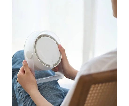 Портативный вентилятор WIWU WI-FS07 Snow desktop fan White