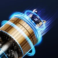 Портативный вентилятор YL007 with Display с подставкой для телефона 2000mAh Blue