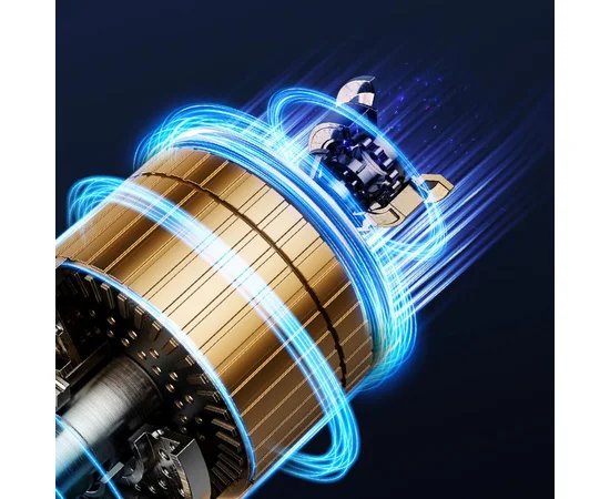 Портативный вентилятор YL007 with Display с подставкой для телефона 2000mAh Blue