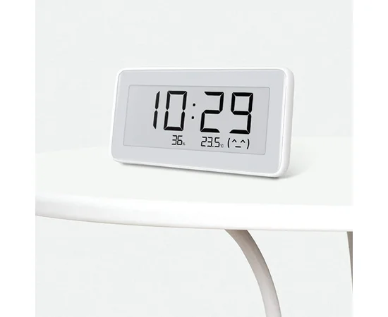 Часы Xiaomi MiJia с датчиком температуры и влажности (LYWSD02MMC) Белый