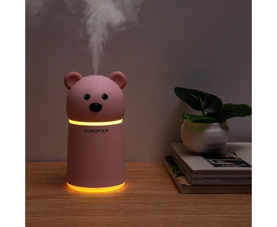 Увлажнитель воздуха Teddy Bear с арома-диффузором (lamp+fan) Коричневый