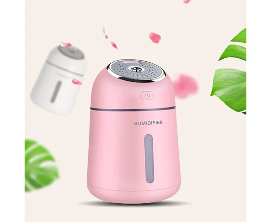 Увлажнитель воздуха LITTLE Q с арома-диффузором (lamp+fan) Розовый