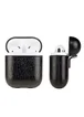 Кожаный футляр Leather series для наушников AirPods Черный