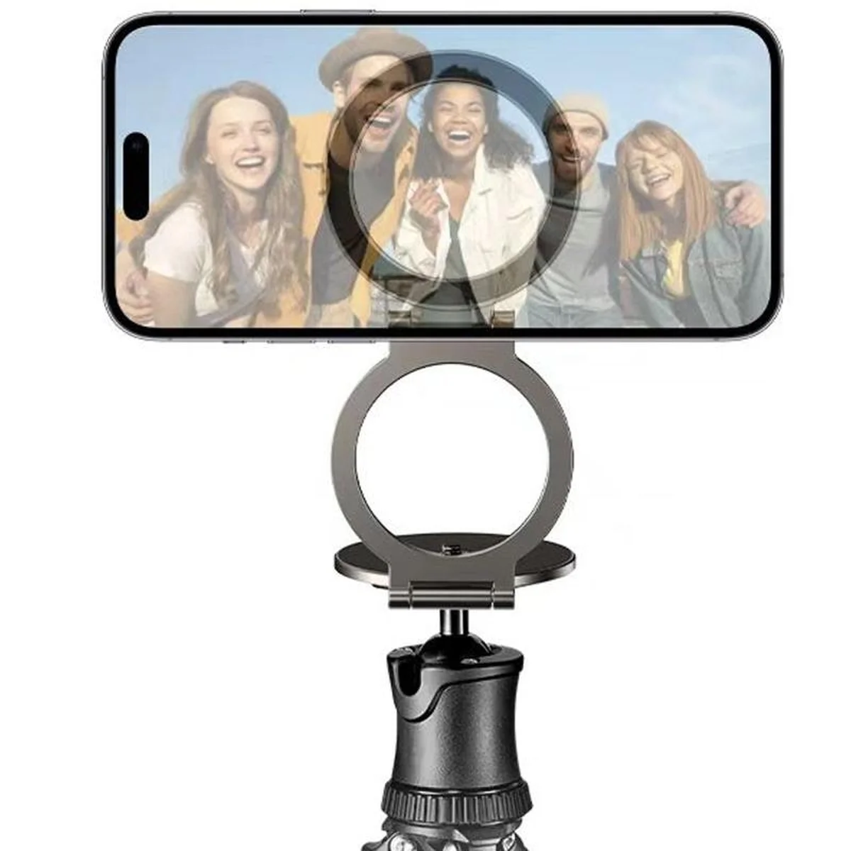 Магнитный держатель Hoco H102 Whale (multi-scene) Metal grey