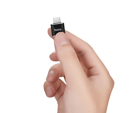 Переходник Hoco UA5 Type-C to USB Черный