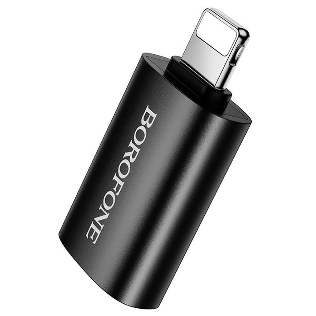 Переходник Borofone BV26 Lightning Male to USB Female USB2.0 Black