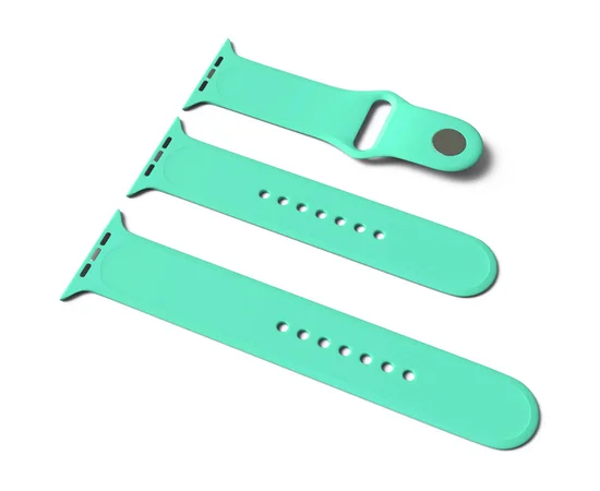 Силиконовый ремешок для Apple Watch Sport Band 38 / 40 (S/M & M/L) 3pcs Зеленый / Spearmint