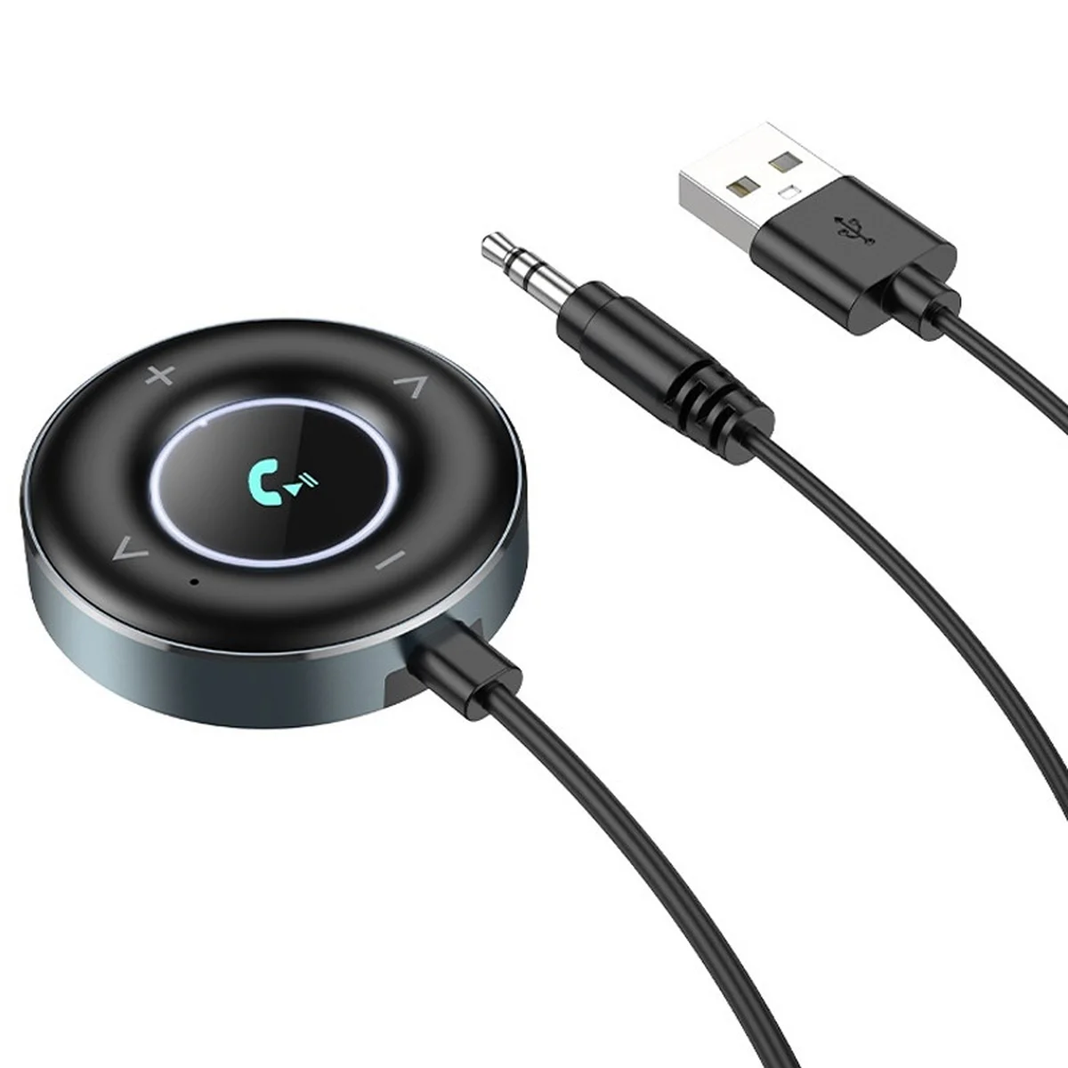 Bluetooth аудио ресивер BOROFONE BC58 Gamble (USB+Jack 3,5mm) Metal gray