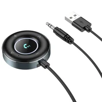 Bluetooth аудио ресивер BOROFONE BC58 Gamble (USB+Jack 3,5mm) Metal gray