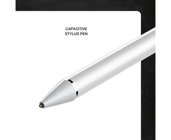 Стилус Usams US-ZB057 Touch Screen (With clip) Белый