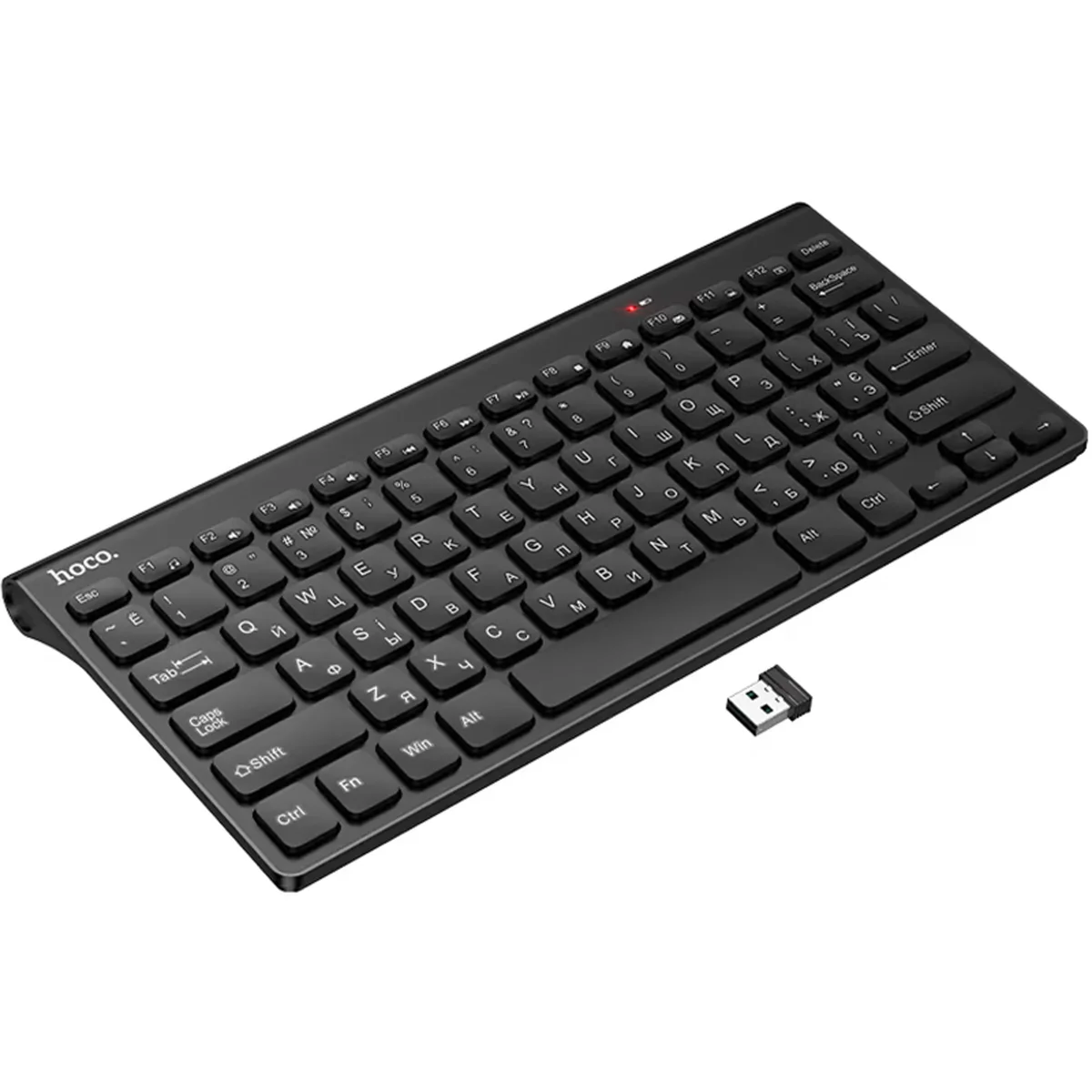 Клавиатура беспроводная Hoco GM70 Dragon mini 2.4G (Ukrainian Version) Black