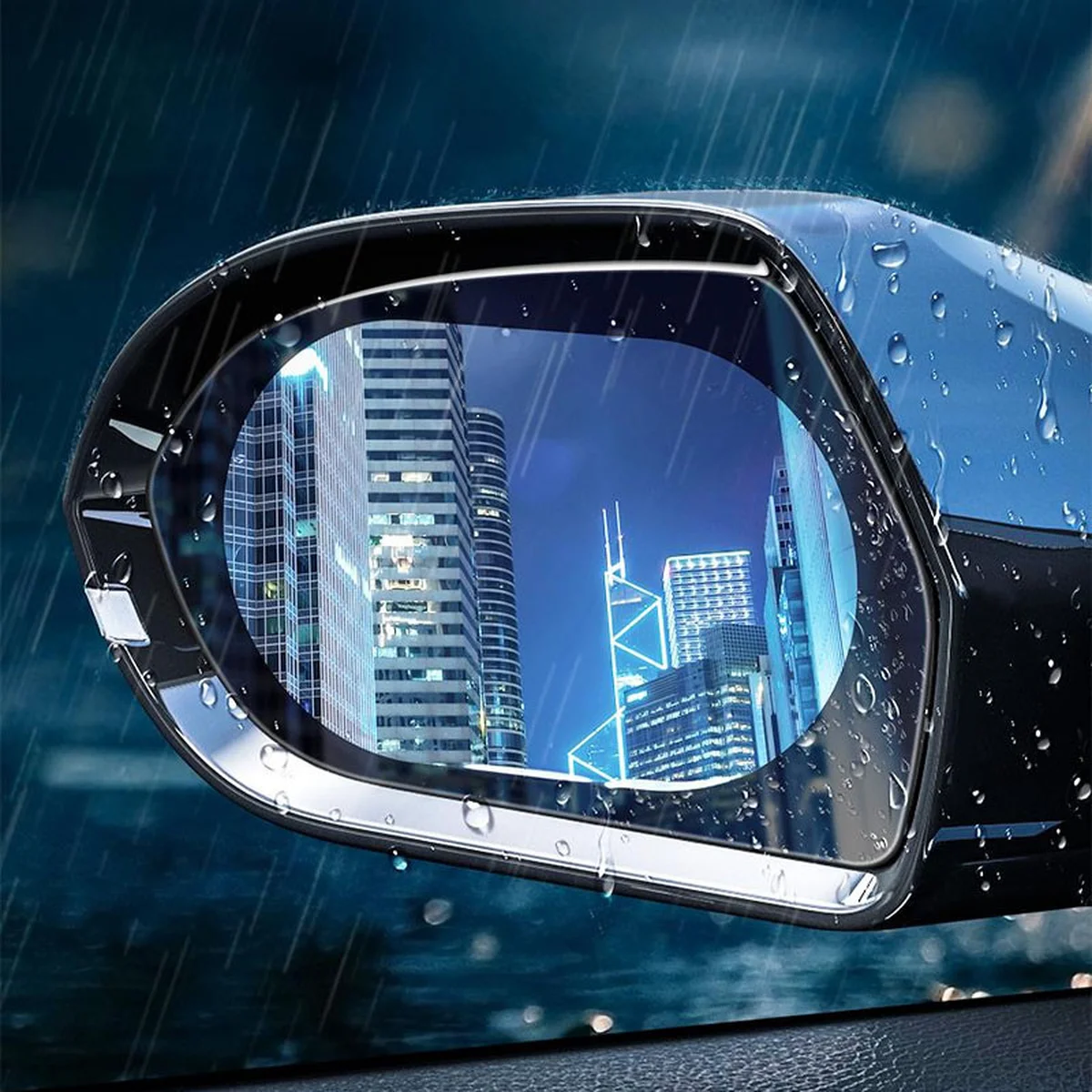 Пленка антидождь на стекло Baseus Rainproof Film 150*100 (2 шт/овал)  Прозрачный