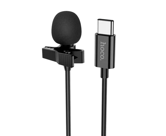 Мікрофон петличний Hoco L14 Type-C Black