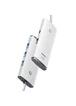 Переходник HUB Baseus Lite Series 4in1 (USB-A to USB3.0*4) (0.25m) (WKQX03) White