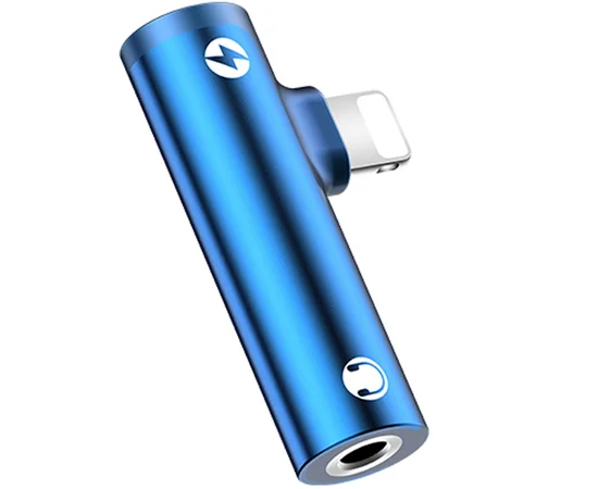 Переходник Usams US-SJ277 AU07 Type-C to Aux 3.5mm Синий