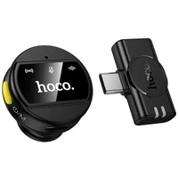 Петличний бездротовий мікрофон Hoco L21 Charm Type-C Black