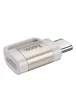 Переходник Hoco UA31E OTG Type-C male to Lightning female Gray