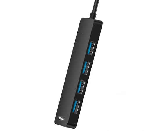Переходник HUB Baseus UltraJoy Series 4-Port (USB-A to 4xUSB3.0+Type-C) (0.5m) (B0005280B811-04) Space Grey