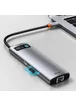 Перехідник HUB Baseus Metal Gleam Series 7-in-1 Multifunctional (WKWG020113) Сірий