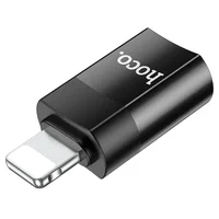 Перехідник Hoco UA17 Lightning Male to Type-C Female Чорний