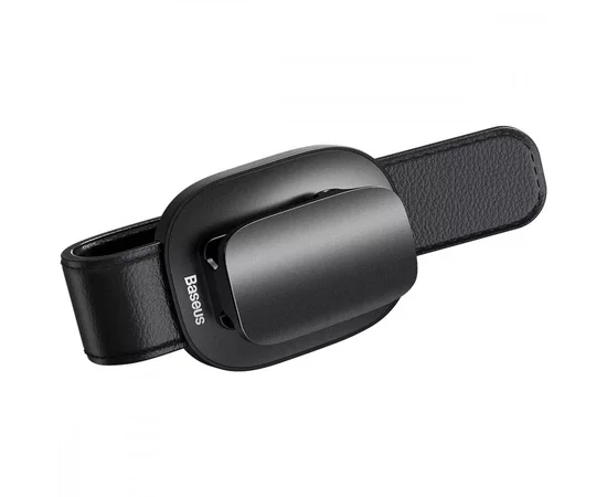 Держатель в машину для очков Baseus Platinum Vehicle (champing type) (ACYJN) Черный