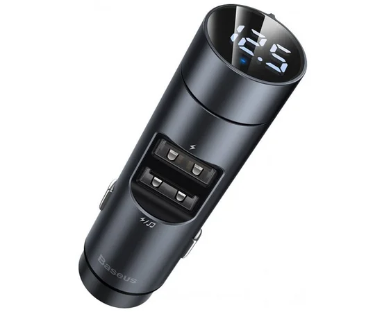 АЗУ FM модулятор Baseus Energy Column Темно-серый