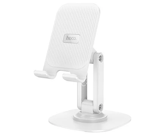 Подставка для телефона Hoco HD6 Winner dual-axis rotating White