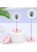 Кольцевая LED-лампа для селфи Usams US-ZB120 Розовый