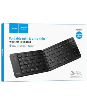Клавіатура бездротова складана Hoco GM71 Proficient mini 2.4G Black