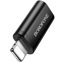 Переходник Borofone BV26A Lightning Male to Type-C Female USB2.0 Black