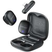 Петличный беспроводной микрофон Acefast R1 Type-C Black