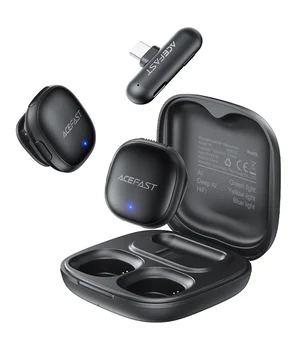 Петличный беспроводной микрофон Acefast R1 Type-C Black