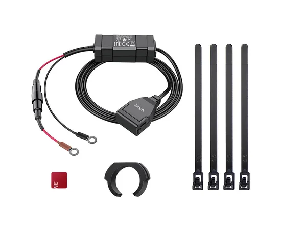 Зарядное устройство на мотоцикл HOCO Z45 Черный