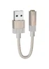 Перехідник Hoco UPA32D Clever USB to 3.5mm Gold