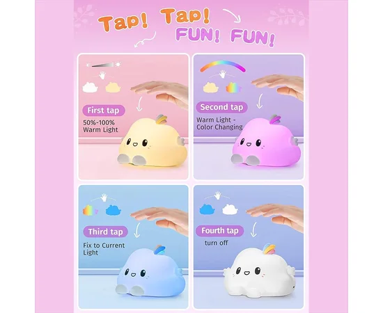 Ночник Cloud A12 1200 mAh White