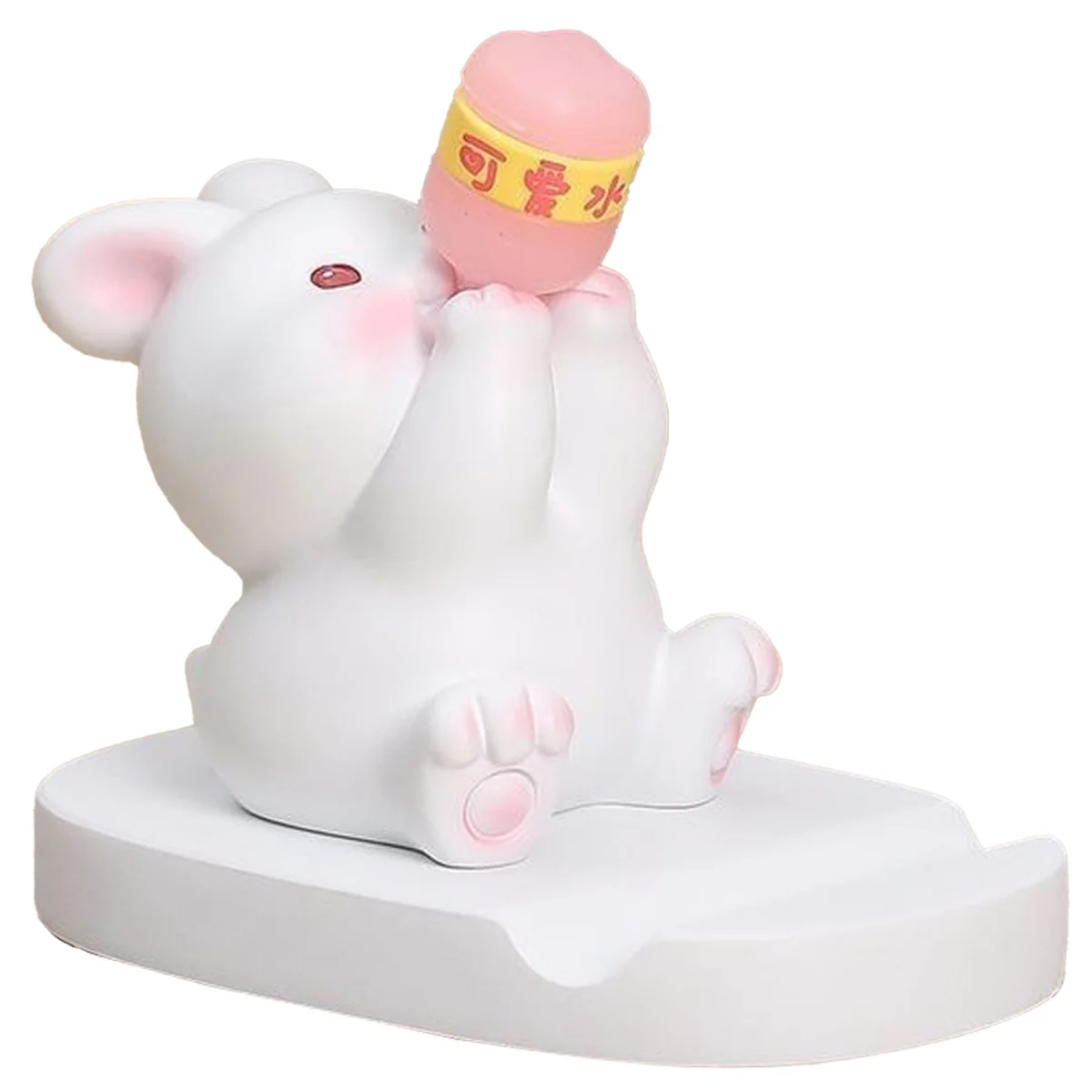 Подставка для телефона Funny Animals Rabbit with bottle
