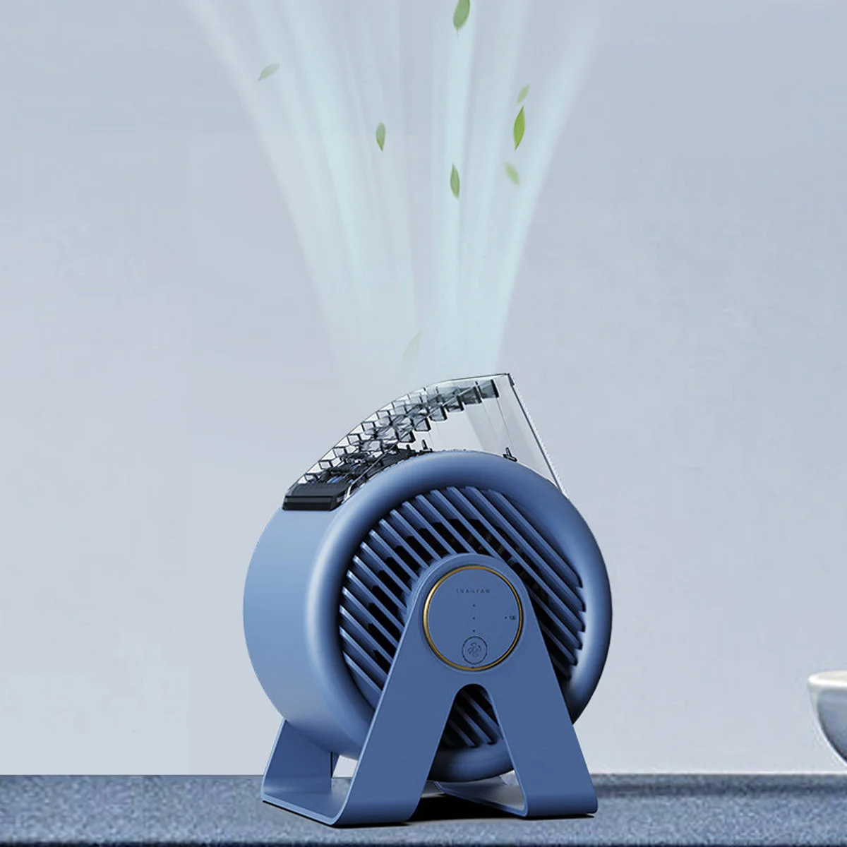 Настольный вентилятор F7-B Snail 2200mAh Blue