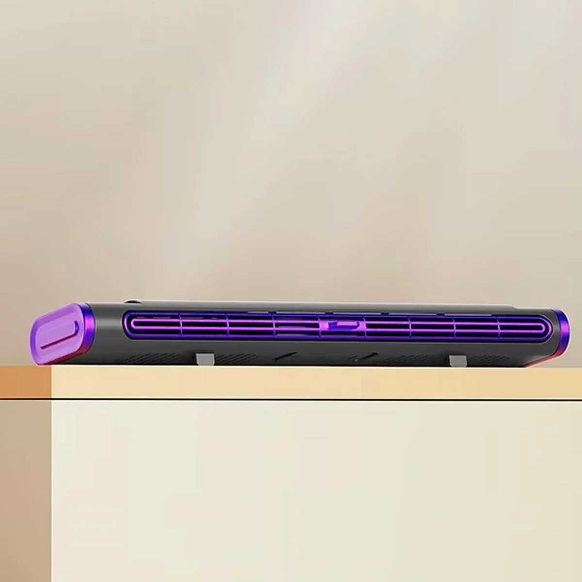 Настольный вентилятор F3 Tower Fan 3 speeds with battery 1200 mAh Purple