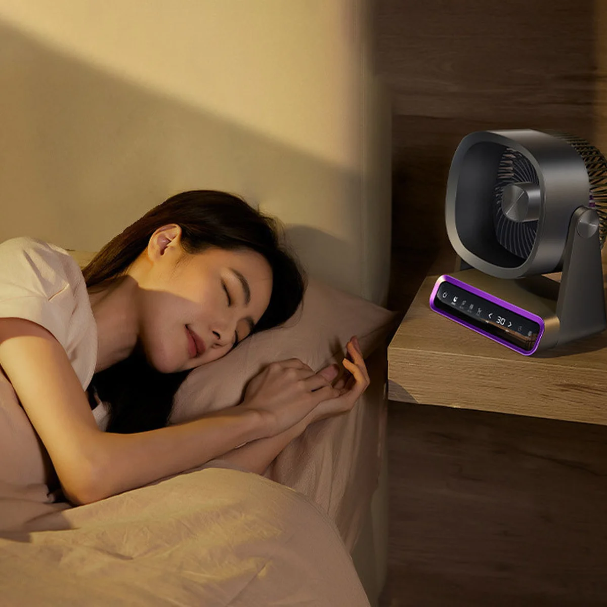 Настольный вентилятор F16 Smart 4000mAh Black