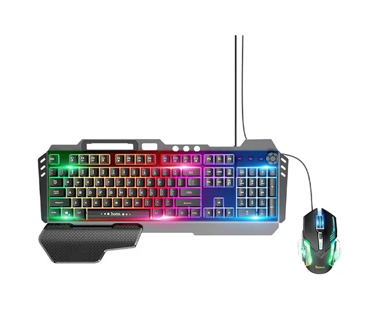 Игровая клавиатура + мышь Hoco GM12 (English version) Черный