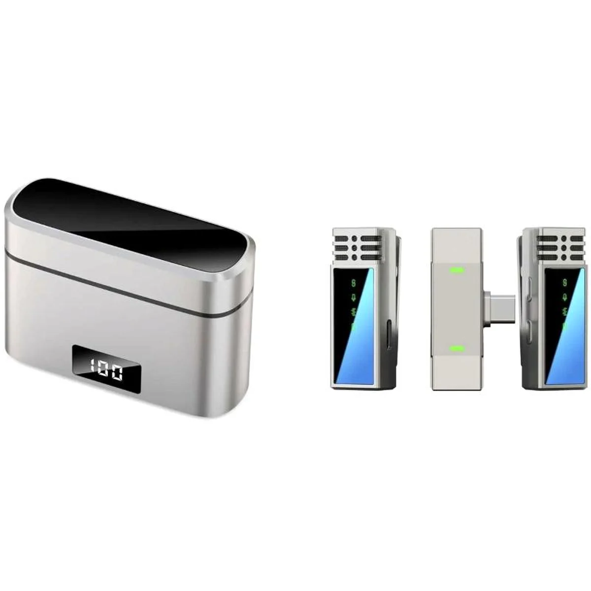 Петличный беспроводной микрофон Jmary MW-15 Type-C Black