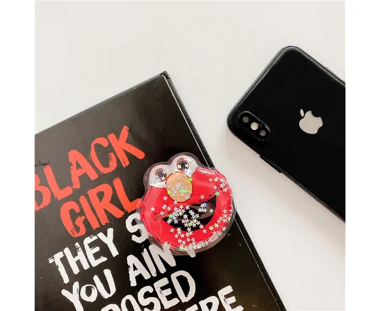 Держатель для телефона круглый (liquid shine) Элмо Сезам