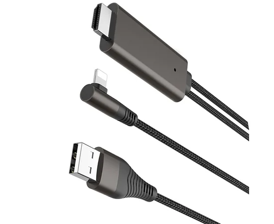 Переходник Hoco UA14 Lightning to HDMI Черный