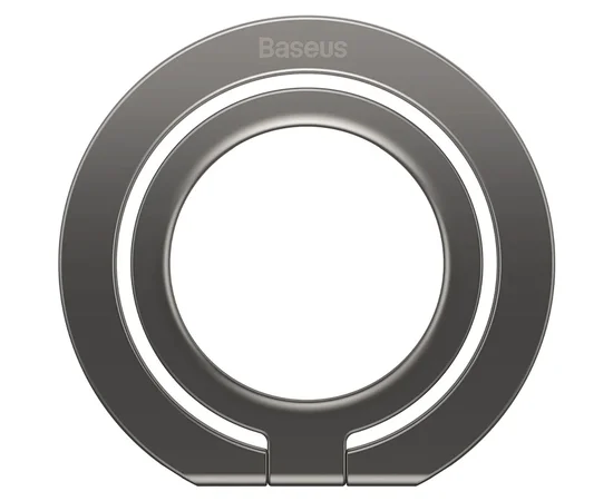 Держатель для телефона Baseus Halo Series Foldable Metal Ring (Single ring) (SUCH00001) Grey