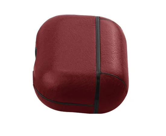 Кожаный футляр Leather series для наушников AirPods Pro Красный