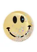 Держатель для телефона круглый (liquid shine) Смайл желтый