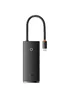 Перехідник HUB Baseus Lite Series 6in1 (Type-C to HDMI + 2xUSB 3.0 + PD+SD/TF) (WKQX05) Black