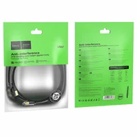 Кабель (патч-корд) Hoco US07 General Category 6 Gigabit (3m) Black