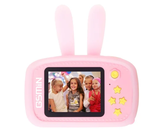 Детская фотокамера Baby Photo Camera Rabbit Розовый