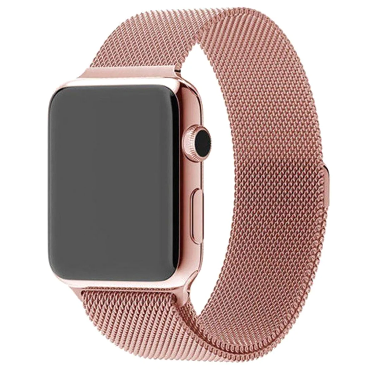 Ремешок Milanese Loop Design для Apple watch 42mm / 44mm Rose Gold